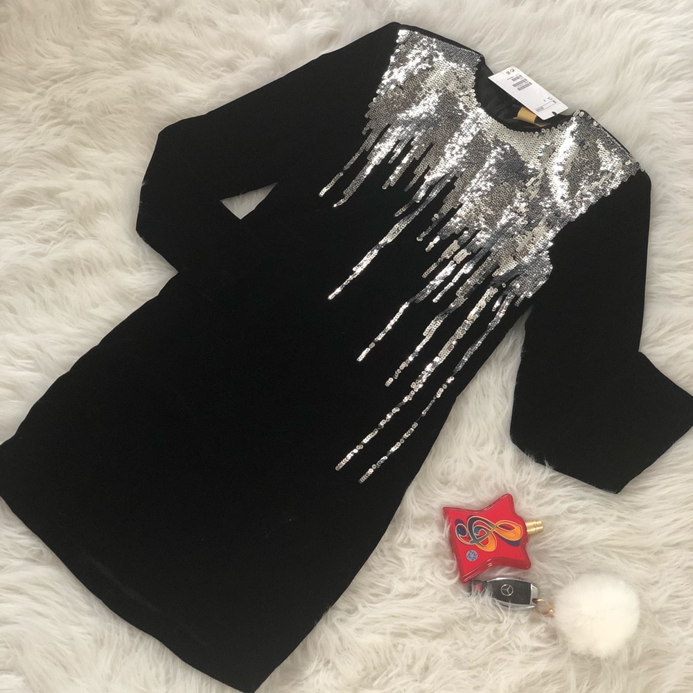 Velvet black dress